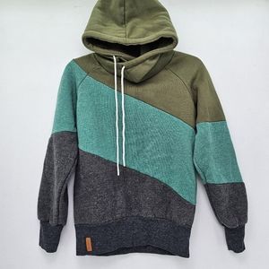 Naketano Colorblock Asymmetrical Hoodie, Super Warm and Soft, EUC, sz Small